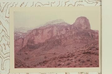 Northernmost cave of three in east arm of Cremation Canyon