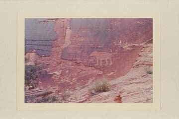 Bear and archers.  Few miles below Moab--West bank of the Colorado River