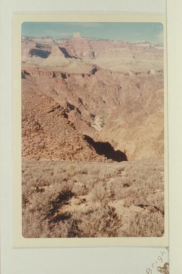 Phantom Ranch from Tonto Trail west of Kaibab Trail