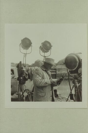Russ Haverick keeping the cameras rolling.  Disney location below Moab during the filming of "The Colorado River Story