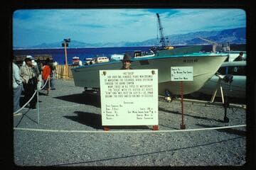 Dock and the "Dock"; Lake Mead