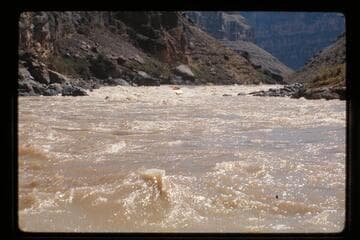 "Kiwi" climbing Vulcan Rapids