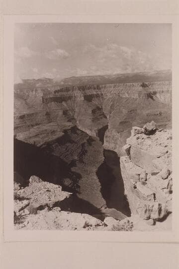 Marble Gorge from the site of the lower cable.  Near Mile 39 1/2