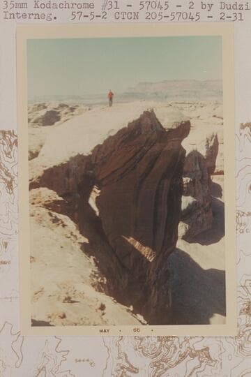 Side view of Arch in The Fins in Ernies Country