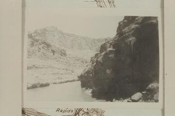 Up from Mile 185.3 in Cataract Canyon.  Approximately 20,000 cfs.  Copy of print in Edwards collection