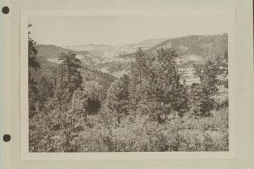 Head of Dark Canyon from Elk Ridge.  Jeep trip the Needles