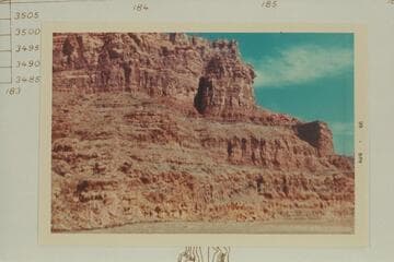 Up to Rapid 43 from lower end of fan at mouth of side canyon at Mile 184