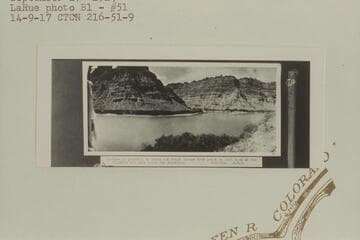 The Junction of the Green and Grand Rivers from the left bank of the Colorado River at Mile 216