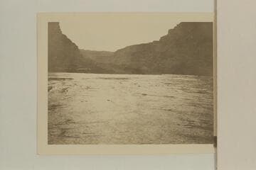 Up Grand River from the head of "The Slide"