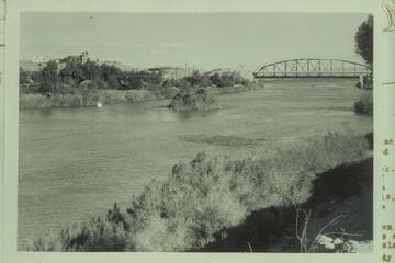 The Colorado River near Yuma.  Upstream from the West Yuma Hills