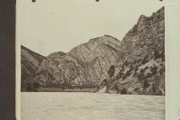 Forest Service bridge for sheep at Beehive at head of Hideout Flat