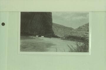 Echo Cliff; Pats Hole.  Camp of U. S. Geological Survey