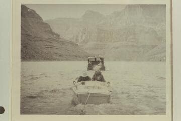 The two of the Caltech boats on Lake Mead