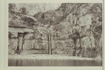 Emory [sic] Falls.  Grand Canyon; now on Lake Mead; Mile 274