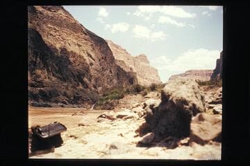 Up river from foot of Vulcan Rapids