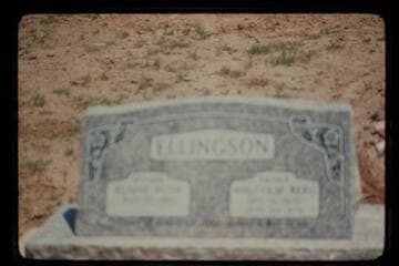 Ellingson headstone; Elgin, Utah