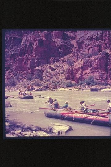 Two Hatch pontoons pulling clear below Disaster Rapid