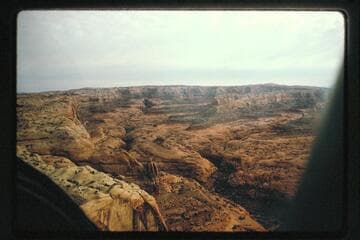 Up Stevens Canyon from 2 miles south of Garfield, Kane Co. Bdry
