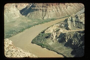 Sapnish Bottom and mouth of Butler Canyon
