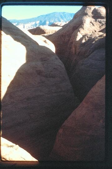 Up northeast fork of 73, Navajo Mountain at top