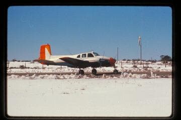 Utah plane landing, airport at Blanding