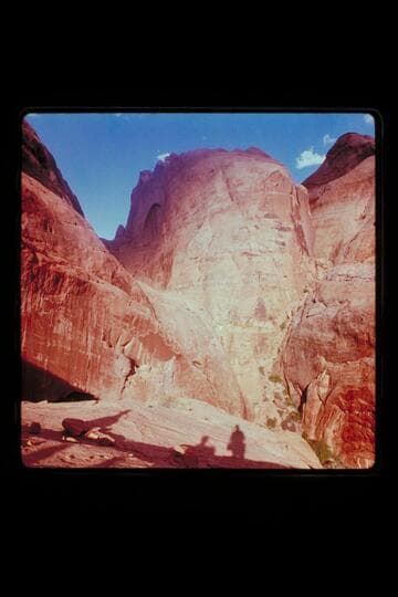 The ledge, trail into north of Anasazi Canyon