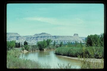 North over Green River to Gunnison Butte