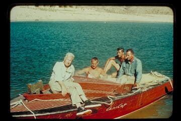 Crew of "Boo"; Lake Mead