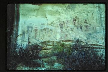 Glyphs 3 miles north of Thompson