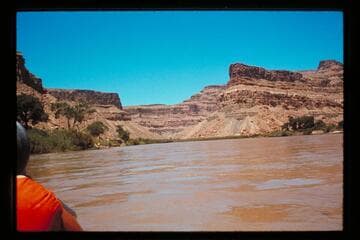 Price River, Mile 110, right bank, looking upstream