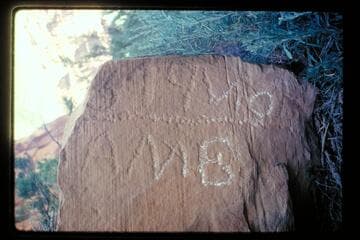 JAME rock; Nine Mile Canyon