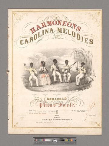 I'm sailin' on de old canal : as sung by the Harmoneons / words and music by L. V. H. Crosby