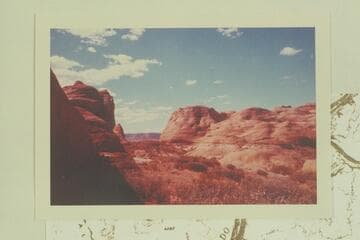 Route from Nasja Mesa into Anasazi Canyon near the joint