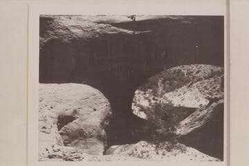 The Herbert E. Gregory Bridge from above