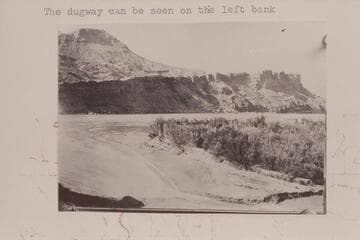 Down the Colorado at the mouth of the Paria River