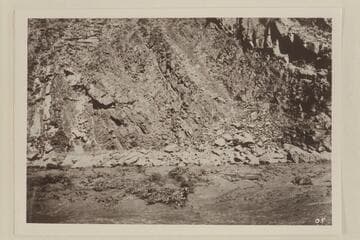 The "Marble" in Waltenberg Creek Rapid; Emery Kolb, boatman