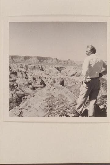 John Doerr looks over the terrain from Butte 5014