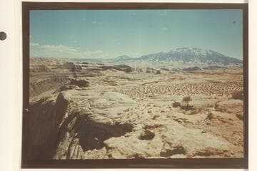 Glen Canyon and Navajo Mountain from Hole in the Rock