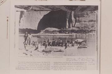 The probable location is at the Dam site at Mile 4 1/2 right bank