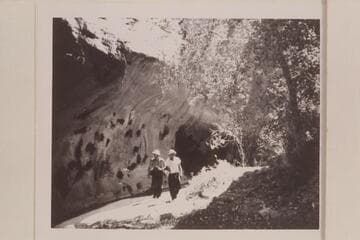 Two of the 1940 Nevills party starting back from their visit to the Herbert E. Gregory Bridge