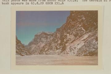 About Mile 231.6, approaching vicinity of 232 Mile Rapid