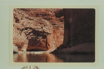 Redwall Cavern.  Lees Ferry gauge:  11,800 cfs