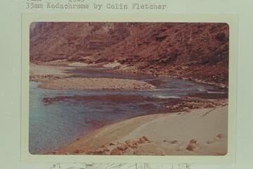 Down to Malgosa Canyon from riffle at Mile 56.8