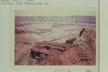Down from the north rim over Basalt Creek to Cardenas Creek and Unkar Rapid