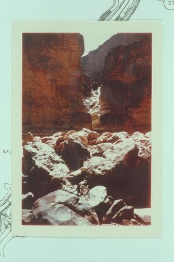 Outlet of side canyon at 27 Mile Rapid; Tiger Wash
