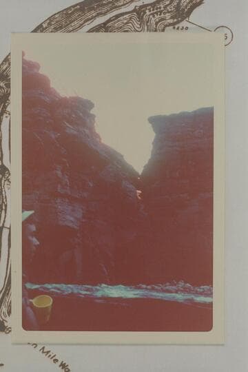 Mouth of Tanner Wash at head of Sheerwall Rapid