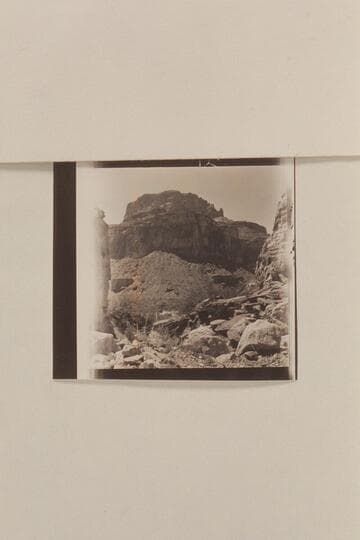 Butte on right side of river at Kwagunt Rapid in Marble Canyon