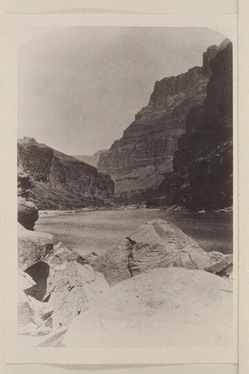 No. 192, "Views on the Colorado River," Grand Canon Series.  One mile below the mouth of the Little Colorado