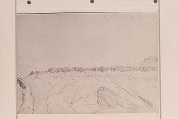 South side of Chuar Valley.  Original sketch by B. L. Young