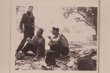 Charles Larabee; Buzz Holmstrom; Norm Nevills.  Pats Hole